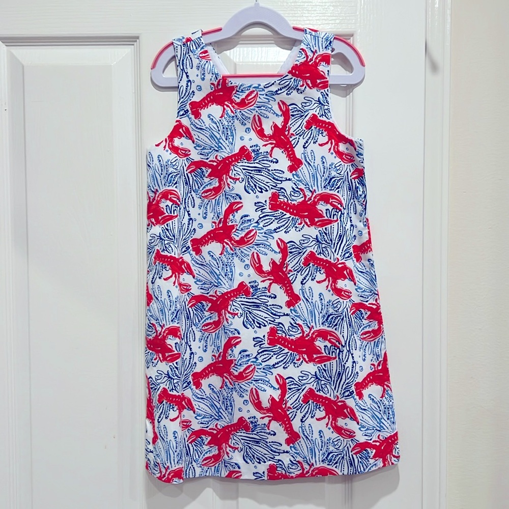 🦞 Tommy Bahama Lobster print dress size:7